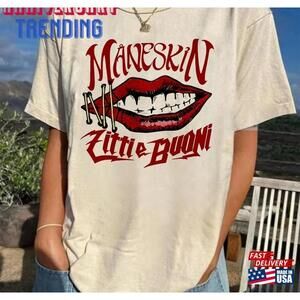 Mneskin Rock Band Tshirt Maneskin Retro Shirt Unisex
